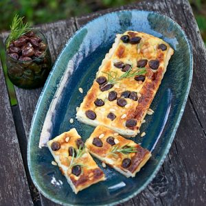 carte recette de tarte aux olives