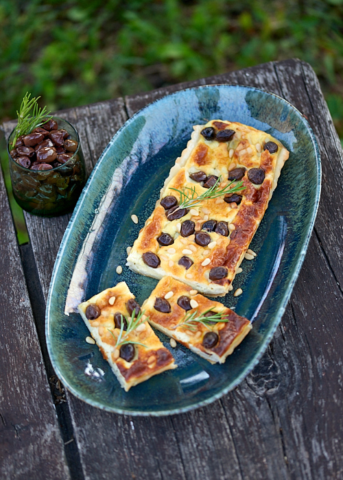 carte recette de tarte aux olives