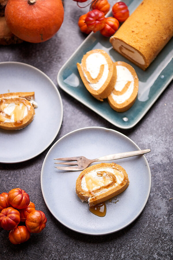 Cours de cuisine roulé courge mascarpone épices